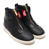 NIKE WMNS AIR JORDAN 1 HIGH ZIP BLACK/SAIL-UNIVERSITY RED AQ3742-016画像