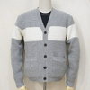 THE FLAT HEAD Club Label WOOL KNIT-BORDER CARDIGAN CL-KC002画像