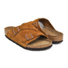 BIRKENSTOCK Zurich SOFT FOOTBED MINK SUEDE 1009535画像