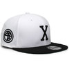 NEW ERA MALCOM X 25th ANNIVERSARY スナップバックキャップ WHITExBLACK NEFTA001画像