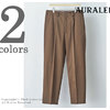 AURALEE WASHED FINX CHINO TAPERED PANTS A8AP02CN画像