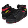 NIKE AIR JORDAN 1 MID "LAST SHOT" black/tour yellow-gym red 554724-076画像