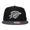 NEW ERA OKC THUNDER スナップバックキャップ BLACKxGRAPHITE FFNEOCT022画像