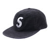 Supreme Washed Chambray S Logo 6-Panel BLACK画像