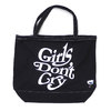 UNDERCOVER × VERDY GIRLS DON'T CRY TOTE BAG BLACK画像