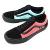 VANS ASYMMETRY OLD SKOOL PRO BLACK/ROSE/BLUE VN000ZD4U1Y画像