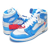 NIKE AIR JORDAN 1 x OFF-WHITE NRG white/dk powder blue-cone AQ0818-148画像