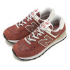 new balance WL574CRC CORAL PINK画像