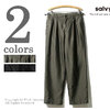 salvy; FINX MOLESKIN TUCKED PANTS SV06-78M18C画像