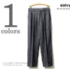 salvy; PROTEIN WOOL DENIM OFFICER PANTS SV06-79M18C画像