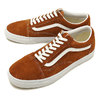 VANS PIG SUEDE OLD SKOOL LEATHER BROWN/TRUE WHITE VN0A38G1U5K画像