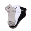 NIKE 3PPK COTTON CUSHION QUARTER SOCK + MOISTURE MANAGEMENT MULTI SX4703-901画像