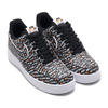 NIKE AIR FORCE 1 '07 LV8 JDI BLACK/BLACK-WHITE-TOTAL ORANGE AO6296-001画像