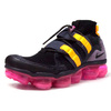 NIKE AIR VAPORMAX FLYKNIT UTILITY "LIMITED EDITION for RUNNING FLYKNIT" BLK/C.GRY/PPL/YEL/N.PNK AH6834-006画像
