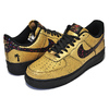 NIKE AIR FORCE 1 '07 "CARIBANA" metallic gold/black-blk AV3219-700画像