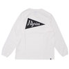 Pilgrim Surf+Supply Pennant Print L/S Tee OFF WHITE画像