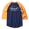 RADIALL OVAL - CREW NECK T-SHIRT 3Q/S (NAVY)画像