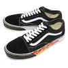 VANS SKOOL FLAME CUT OUT BLACK/T.WHITE VN 0A38G1UJG画像