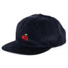 APPLEBUM APPLE Corduroy Snapback Cap NAVY画像