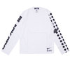 BLACK COMME des GARCONS × NIKE SLEEVE LOGO L/S TEE WHITE画像