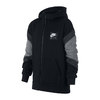 NIKE B NK AIR HOODIE FZ BLACK/CARBON HEATHER/ANTHRACITE/BLACK 939635-010画像