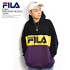 FILA LOGO PULLOVER HOODIE -BLACK- FM9417画像