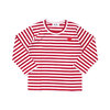 PLAY COMME des GARCONS KIDS BORDER LS TEE RED画像