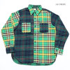 SUGAR CANE TWILL CHECK L/S WORK SHIRT CRAZY PATTERN SC27976画像