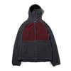 NIKE AS M NK SB HOODIE FZ POLARTEC ANTHRACITE/BURGUNDY CRUSH/BLACK 938348-060画像