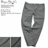 BURGUS PLUS Lot.401Z Zip Fly Modern Jazz Nep HBT Trousers 401Z-81画像