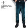 NO ID. VELOR JERSEY TRACK SAROUEL SKINNY PANTS -GREEN- 843006-645P画像