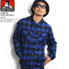 BEN DAVIS CHECK CPO JACKET -BLUE- G-8780011画像