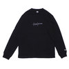 Yohji Yamamoto × NEW ERA L/S Cotton Tee BLACK画像