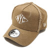 NEW ERA 9FORTY A-Frame NYC KHAKI × WHITE 11876732画像