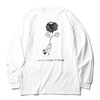 TOYPLANE × CLUCT L/S ROSE TEE (WHITE) TPCT-TE02画像