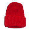 BRONER VALUE KNIT CUFF BEANIE DARK RED 61-10画像