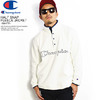 Champion HALF SNAP FLEECE JACKET -OFF WHITE- C3-N612画像