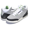 NIKE AIR JORDAN 3 RETRO(GS) TINKER lt smoke grey/chlorophyll 398614-006画像