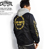 CUTRATE FIRE PATTERN COACH JACKET -BLACK-画像