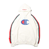 Champion × ATMOS LAB P/O HOODED SWEATSHIRT WHITE C8-P121-010画像