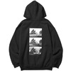 Liberaiders SPACE ROCKET PULLOVER HOODIE (BLACK) 71303画像