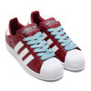 adidas Originals SUPERSTAR COLLEGEATE BURGUNDY/RUNNING WHITE/ASH GREY BD7416画像