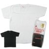 Hanes BLACK/WHITE 2P JAPAN FIT CREW NECK T-SHIRT H5320画像