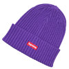 Supreme 19SS Overdyed Beanie PURPLE画像