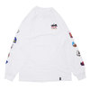 HUF 19SS BODEGA L/S TEE WHITE画像