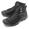 KEEN MEN VENTURE MID WP Black/Black 1021168画像