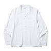 CRIMIE WASHABLE RAYON OPEN LONG SHIRT (WHITE) C1K1-SH08画像