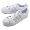 adidas Originals SUPERSTAR RUNNING WHITE/PURPLE GLOW BTO45/BD7429画像