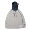 Champion LONG SLEEVE HOODED T-SHIRT OXFORD GREY C3-M414-070画像