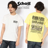 Schott EMBROIDERED T-SHIRT RIDE MESSAGE 3193071画像
